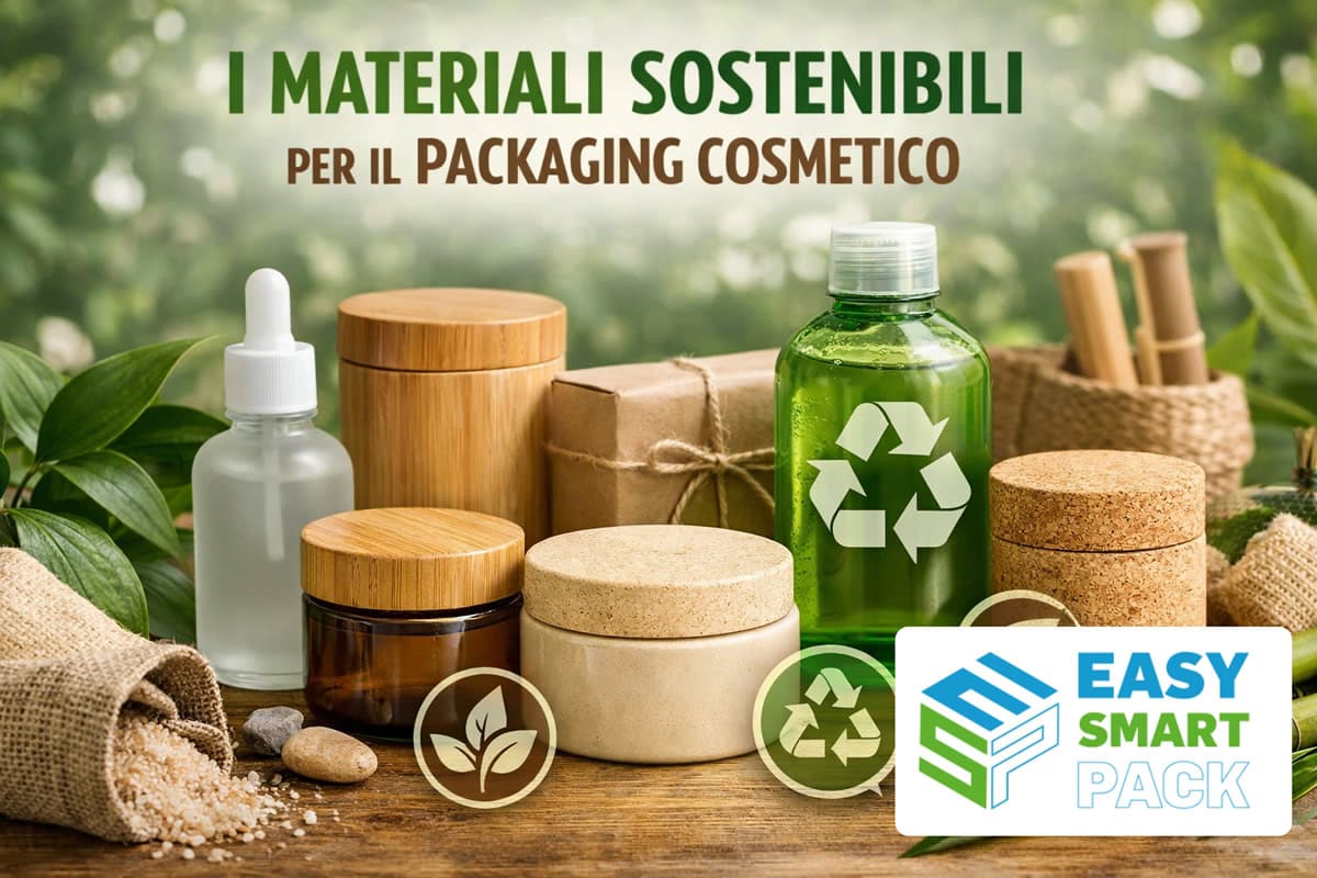 materiali sostenibili per il packaging cosmetico